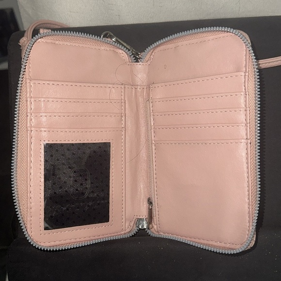 Quilted Pink Crossbody Bag/ wallet - Picture 3 of 3